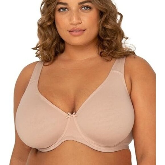 Fruit Of The Loom FT813 Beyond Soft Cotton Unlined Underwire Bra Sand 38DD - Picture 1 of 7